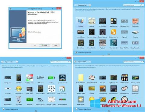 Ekran görüntüsü 8GadgetPack Windows 8.1