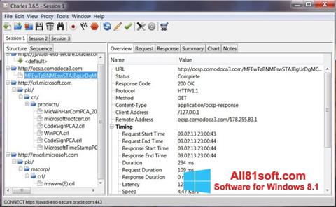 Ekran görüntüsü Charles Windows 8.1
