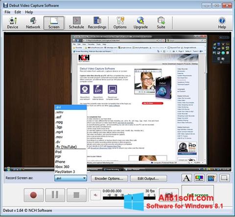 Ekran görüntüsü Debut Video Capture Windows 8.1