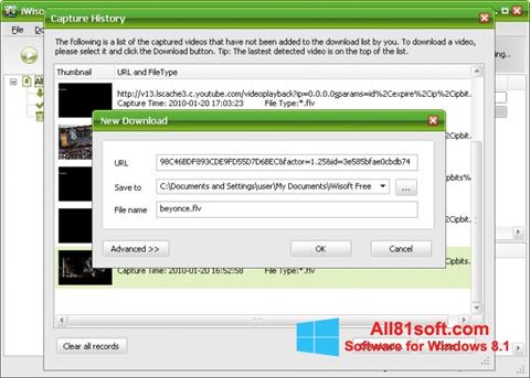 Ekran görüntüsü Free Video Catcher Windows 8.1
