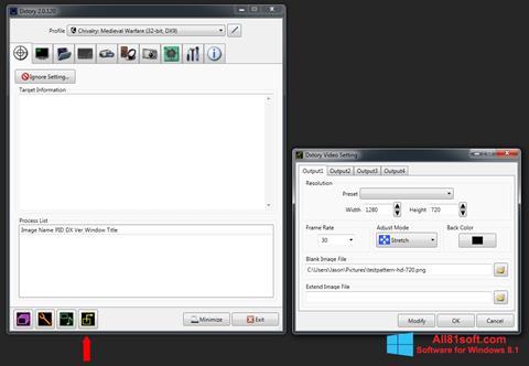 Ekran görüntüsü Dxtory Windows 8.1