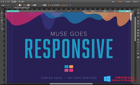Ekran görüntüsü Adobe Muse Windows 8.1