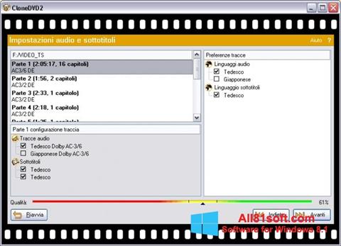 Ekran görüntüsü CloneDVD Windows 8.1