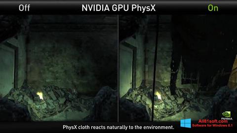 Ekran görüntüsü NVIDIA PhysX Windows 8.1