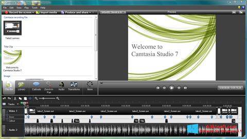 Ekran görüntüsü Camtasia Studio Windows 8.1