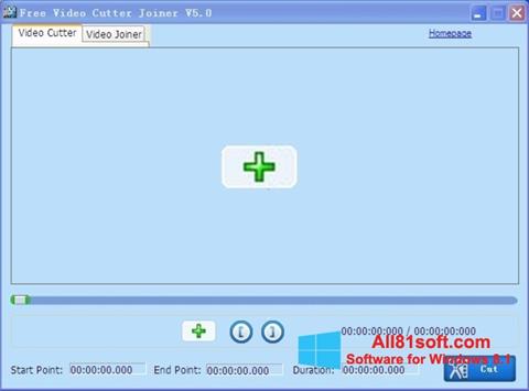 Ekran görüntüsü Free Video Cutter Windows 8.1