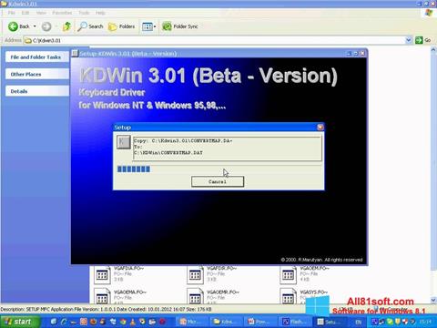 Ekran görüntüsü KDWin Windows 8.1