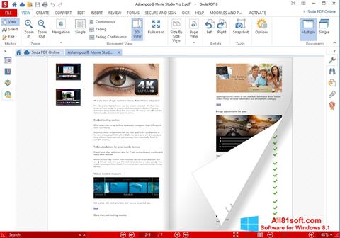 Ekran görüntüsü Soda PDF Windows 8.1
