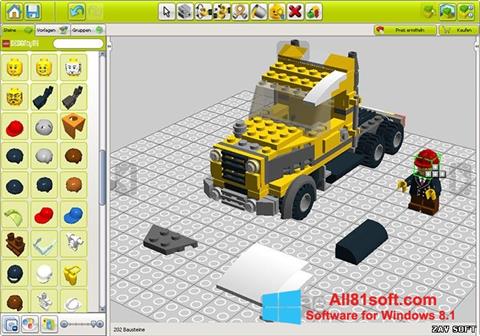Ekran görüntüsü LEGO Digital Designer Windows 8.1
