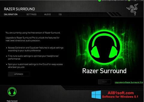 Ekran görüntüsü Razer Surround Windows 8.1