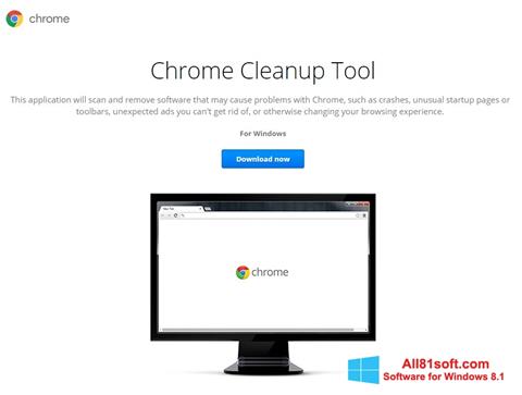 Ekran görüntüsü Chrome Cleanup Tool Windows 8.1