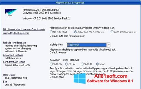 Ekran görüntüsü Kleptomania Windows 8.1