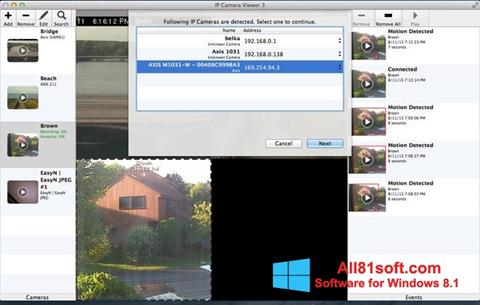Ekran görüntüsü IP Camera Viewer Windows 8.1