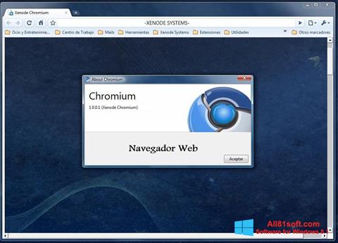 Ekran görüntüsü Chromium Windows 8.1