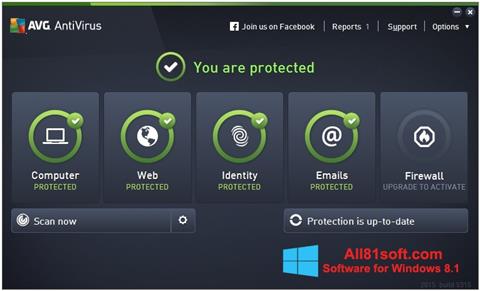 Ekran görüntüsü AVG AntiVirus Pro Windows 8.1