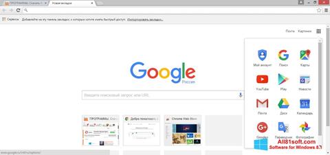 Ekran görüntüsü Google Chrome Windows 8.1