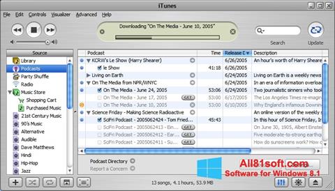 Ekran görüntüsü iTunes Windows 8.1