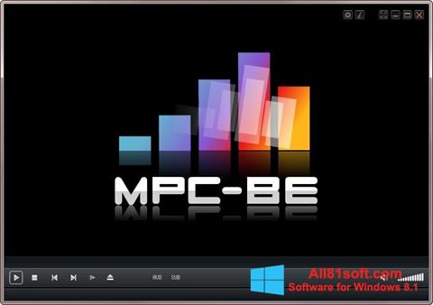 Ekran görüntüsü MPC-BE Windows 8.1