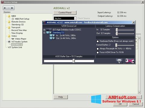 Ekran görüntüsü ASIO4ALL Windows 8.1
