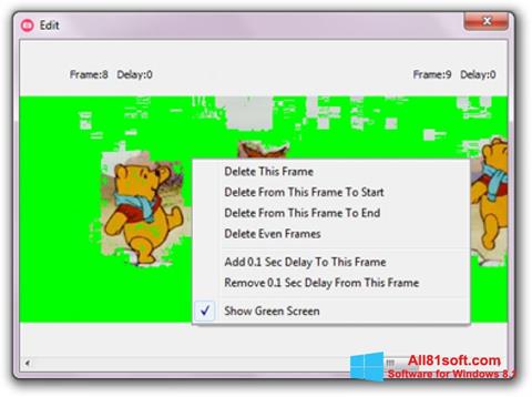 Ekran görüntüsü GifCam Windows 8.1