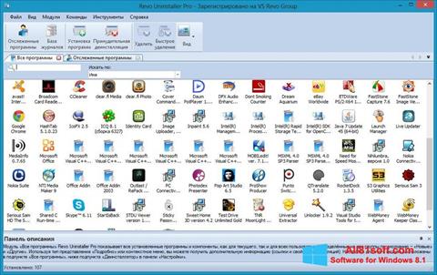 Ekran görüntüsü Revo Uninstaller Pro Windows 8.1