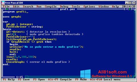 Ekran görüntüsü Free Pascal Windows 8.1